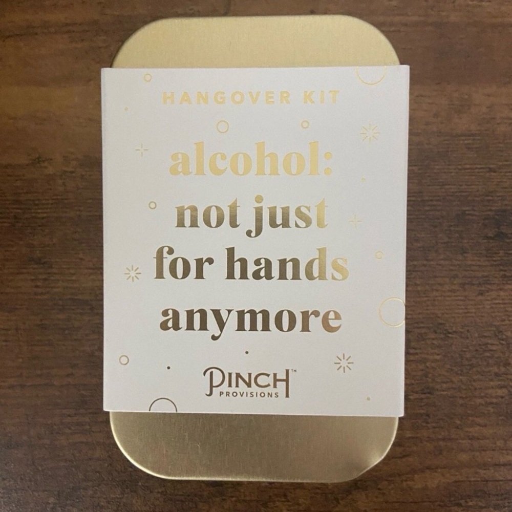 Pinch Provisions Hangover Kit in Gold